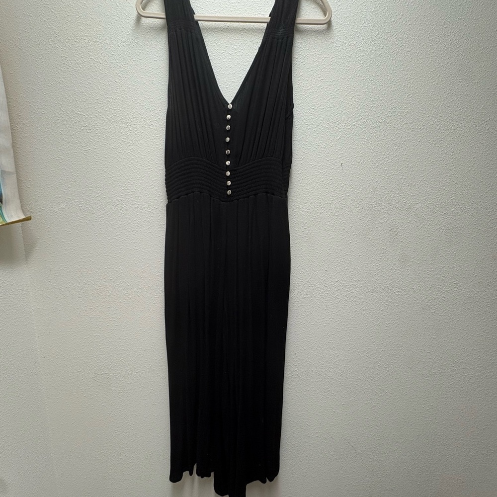 Elegant Black Sleeveless pant suit